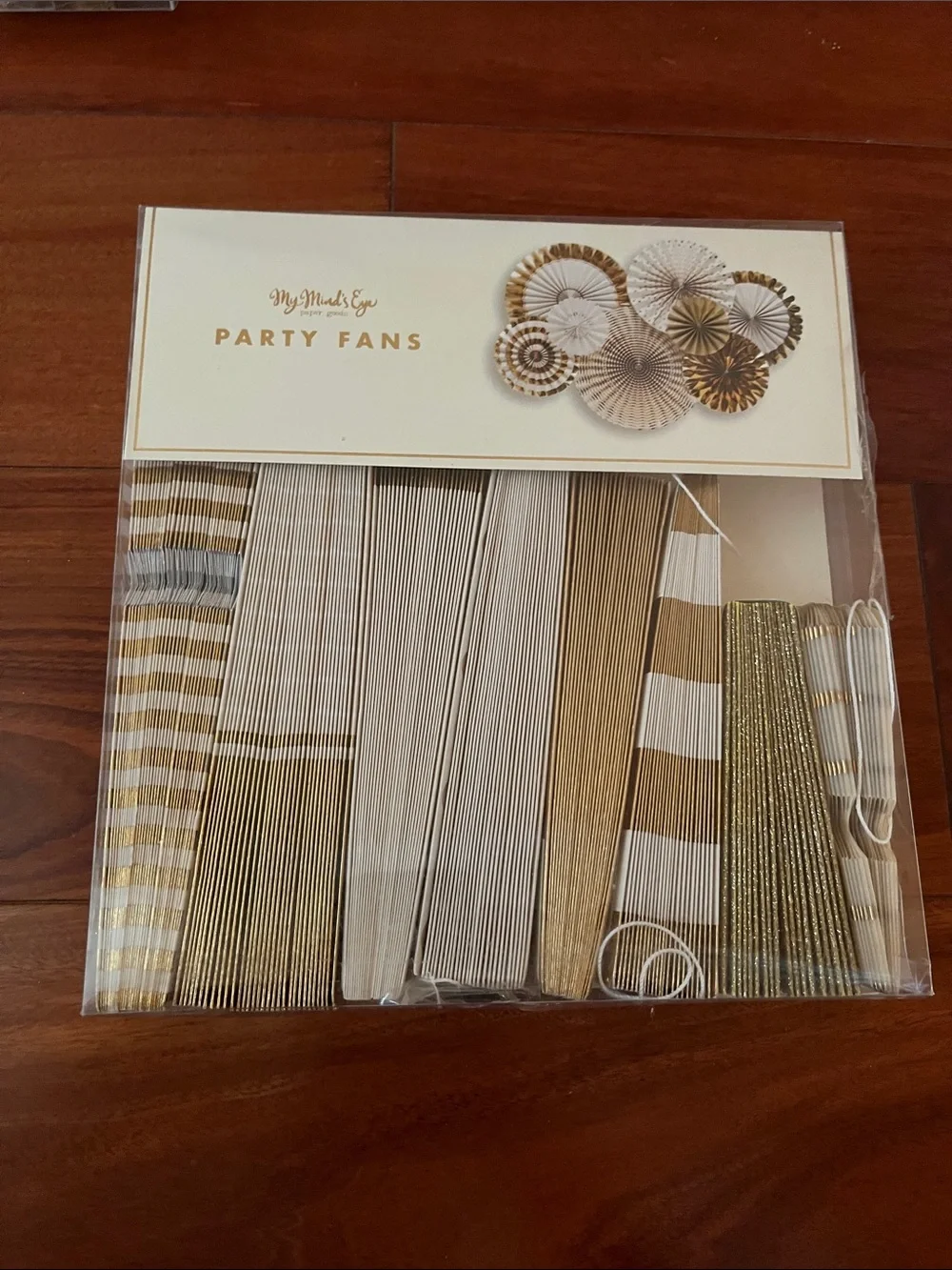 Paper Source Golden Party Set - Paper Fans, Napkins & More!